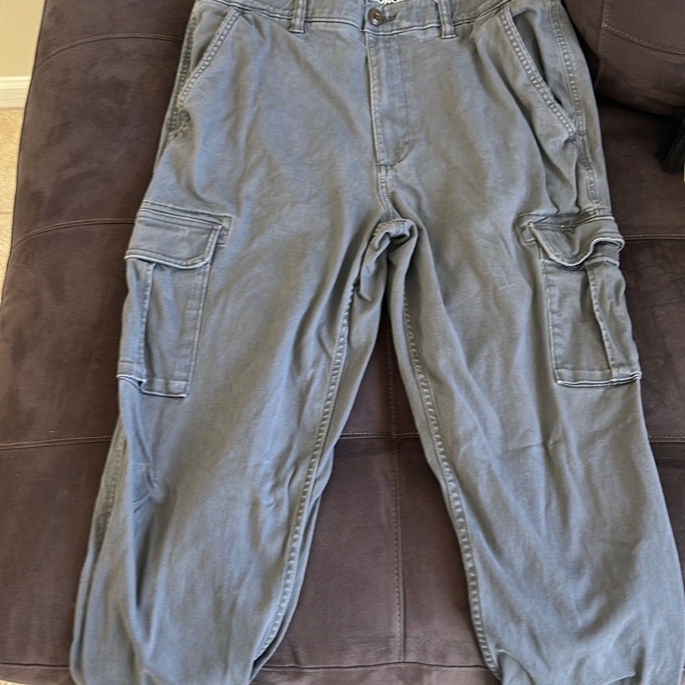Grey cargo pants